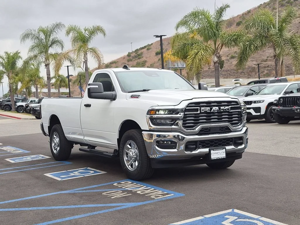 New 2026 Bright White Clear-Coat Exterior Paint RAM Tradesman image 3