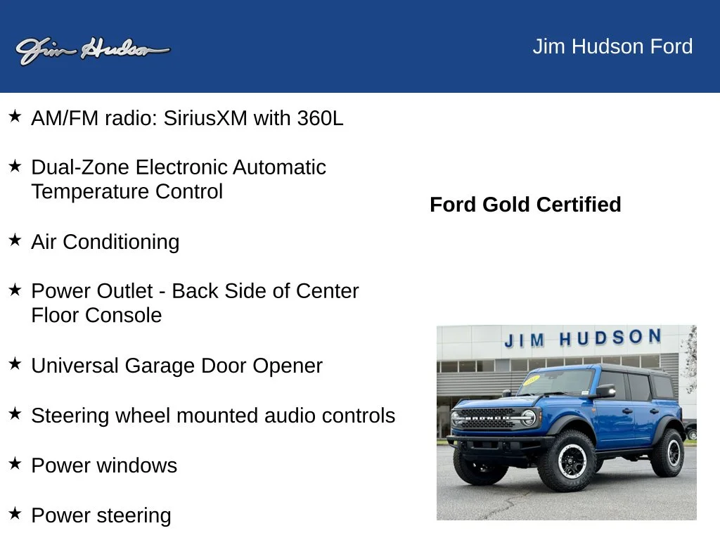 Used 2025 Blue Ford Badlands image 13