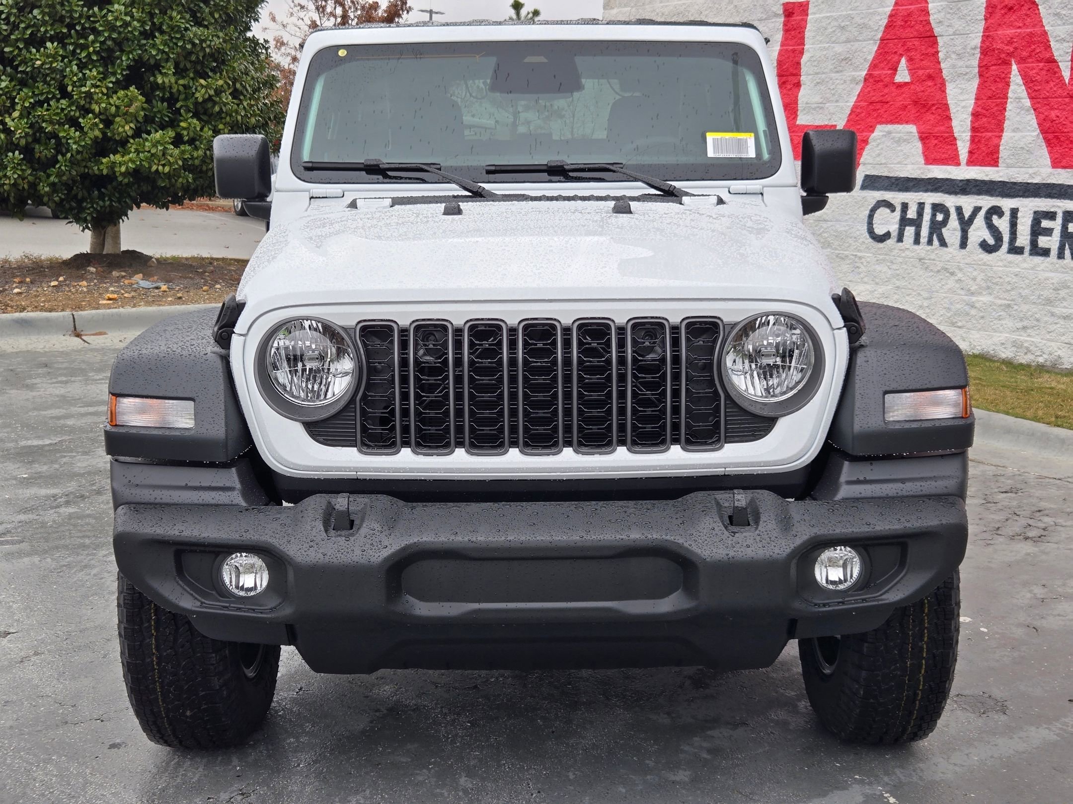 New 2026 Bright White Clear-Coat Exterior Paint Jeep Sport S image 2