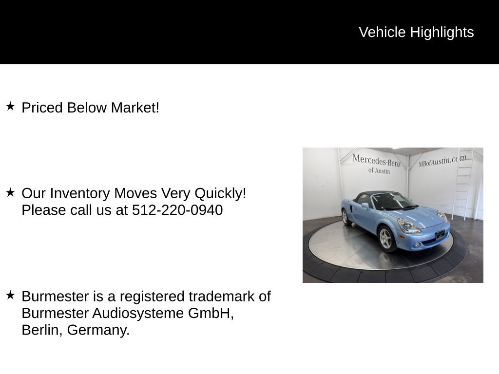 Used 2003 Blue Toyota Base image 6