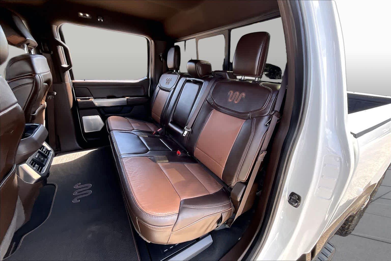 Used 2024 Star White Metallic Tri-Coat/Darkened Bronze Ford King Ranch image 20