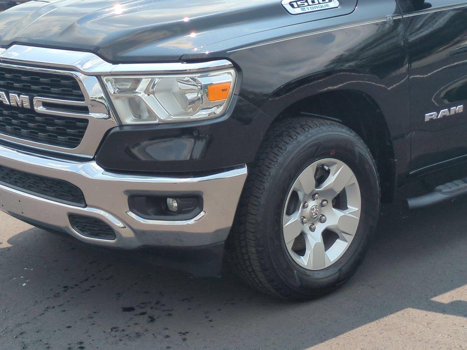 Used 2022 Diamond Black Crystal Pearlcoat Ram Big Horn image 9