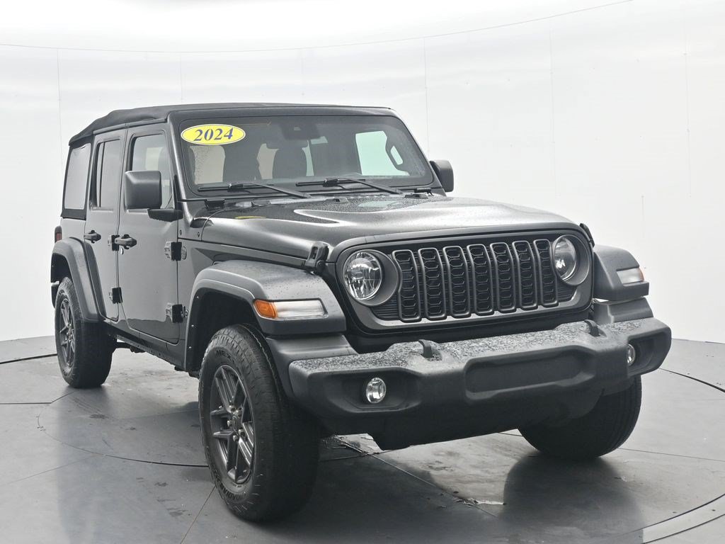 Used 2024 Black Clearcoat Jeep Sport S image 3