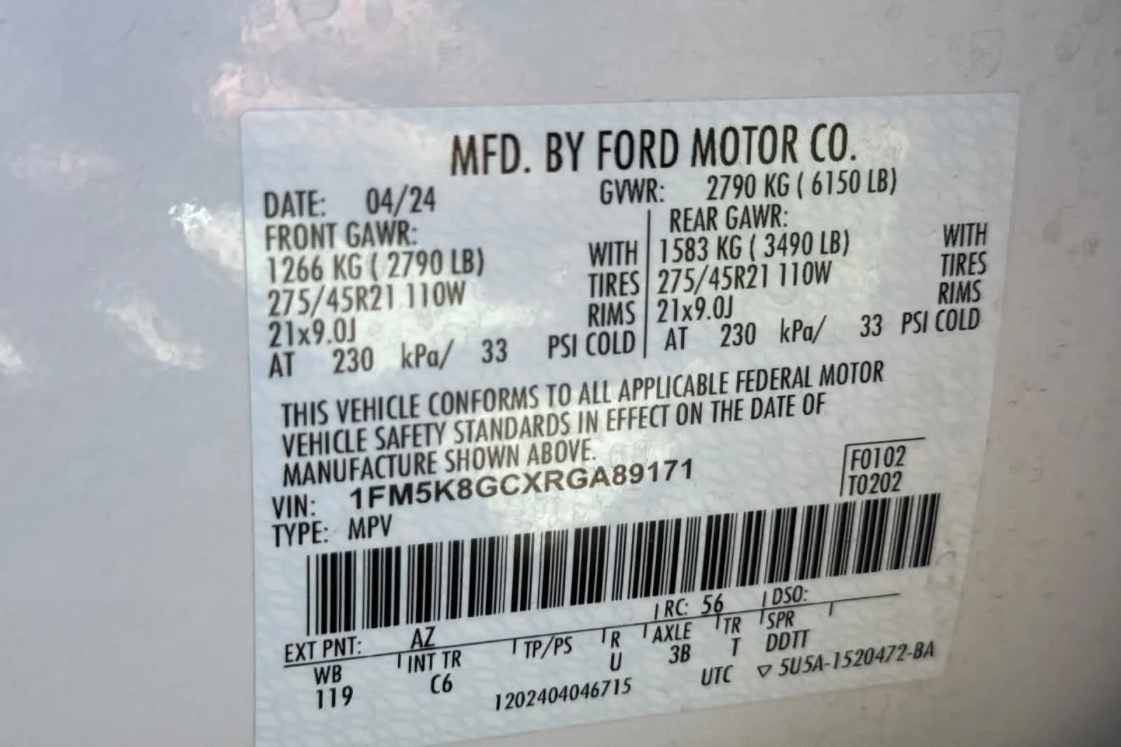 Certified Used 2024 Star White Ford ST image 30