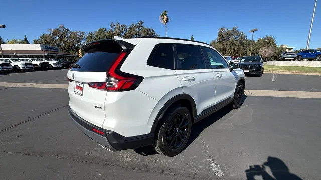 New 2027 Platinum White Pearl Honda Sport-L Hybrid AWD image 4