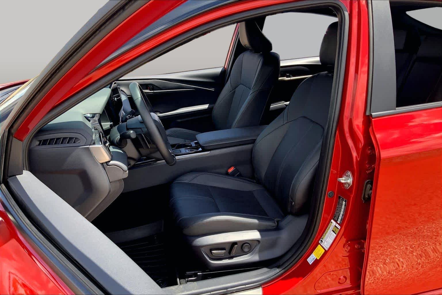 Used 2025 Supersonic Red/Midnight Black Metallic Toyota XSE image 8
