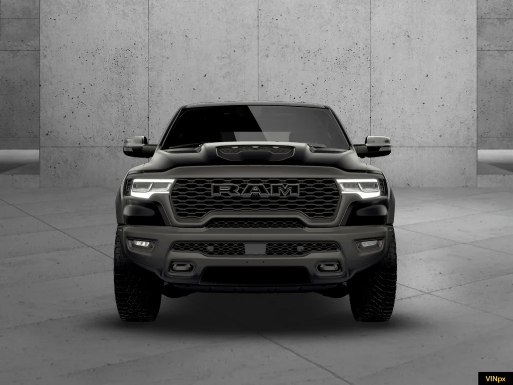New 2026 Diamond Black Crystal Pearl-Coat Exterior Paint RAM RHO image 11