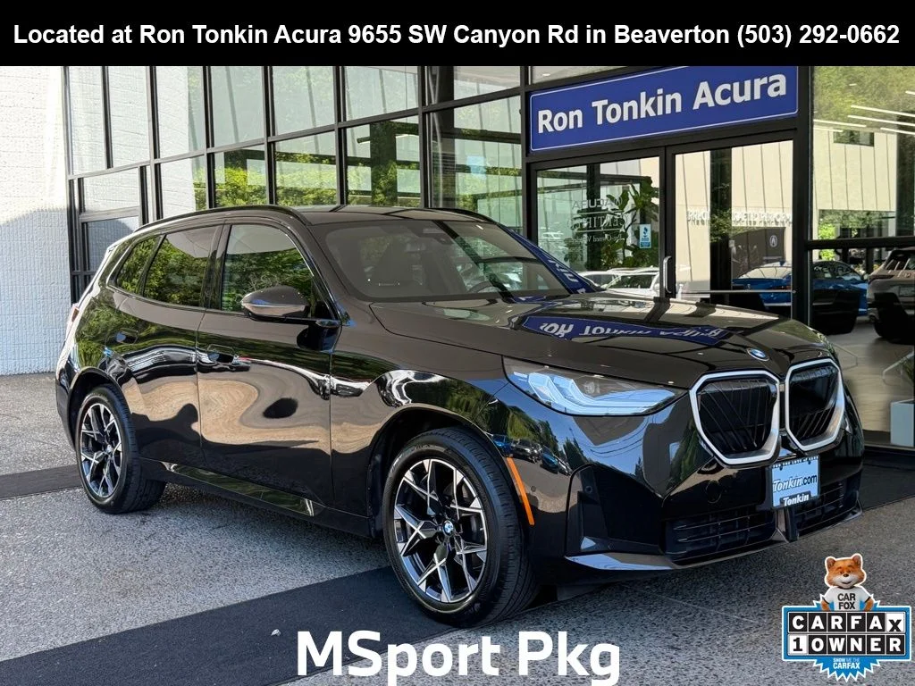 Used 2025 Black Sapphire Metallic BMW 30 xDrive image 1