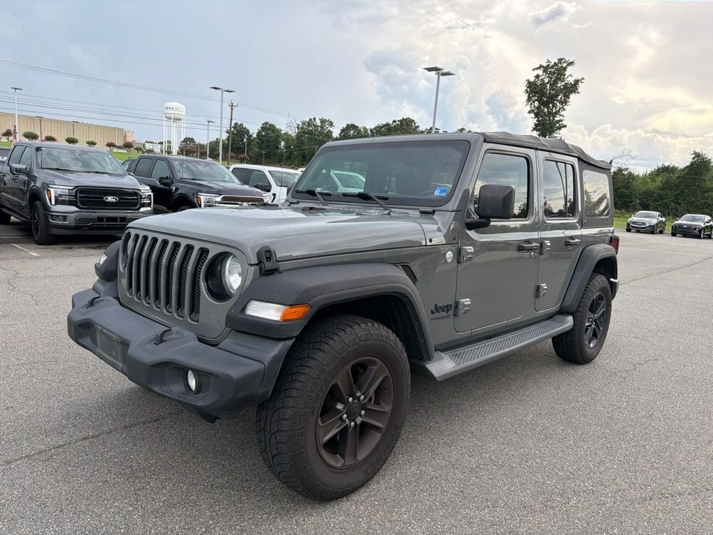 Used 2020 Sting Gray Clearcoat Jeep Unlimited Sport Altitude image 6