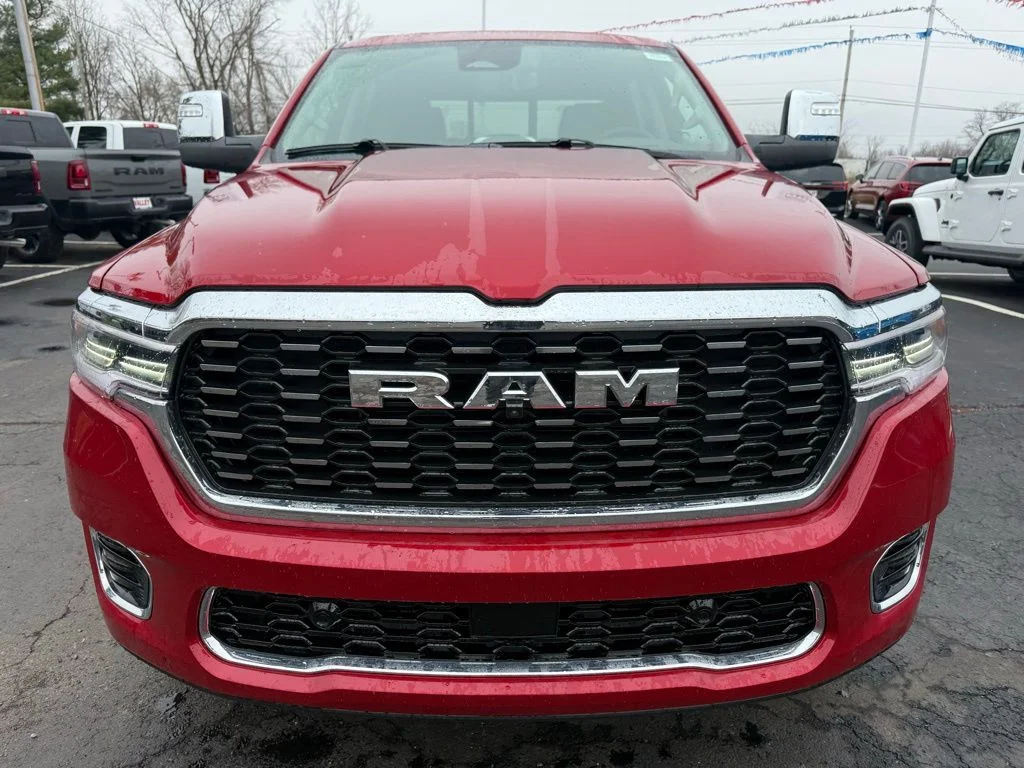 New 2026 Molten Red Pearl-Coat Exterior Paint RAM Tungsten image 9