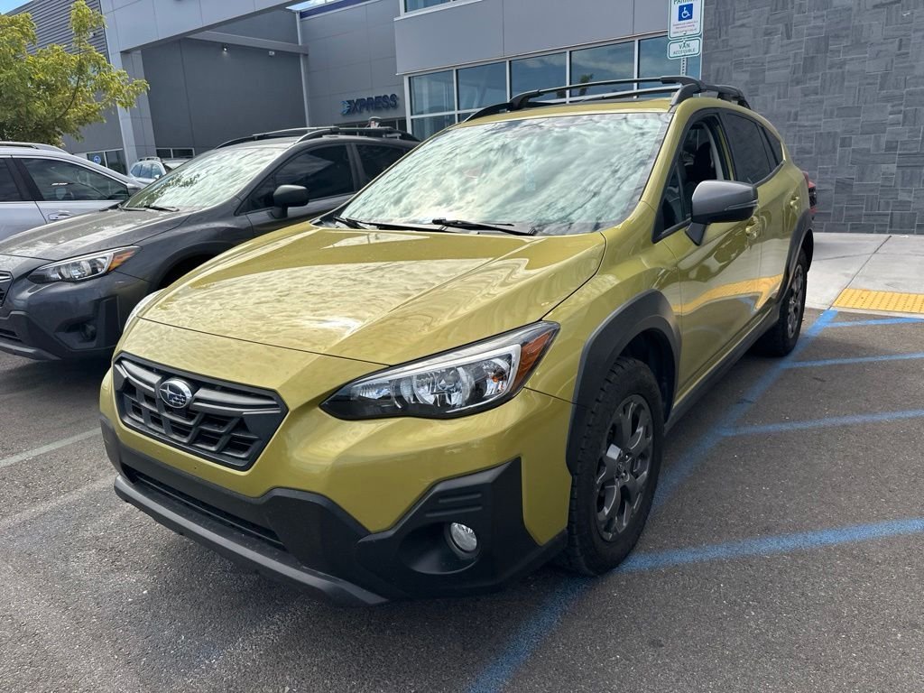 Used 2021 Yellow Subaru Sport image 1