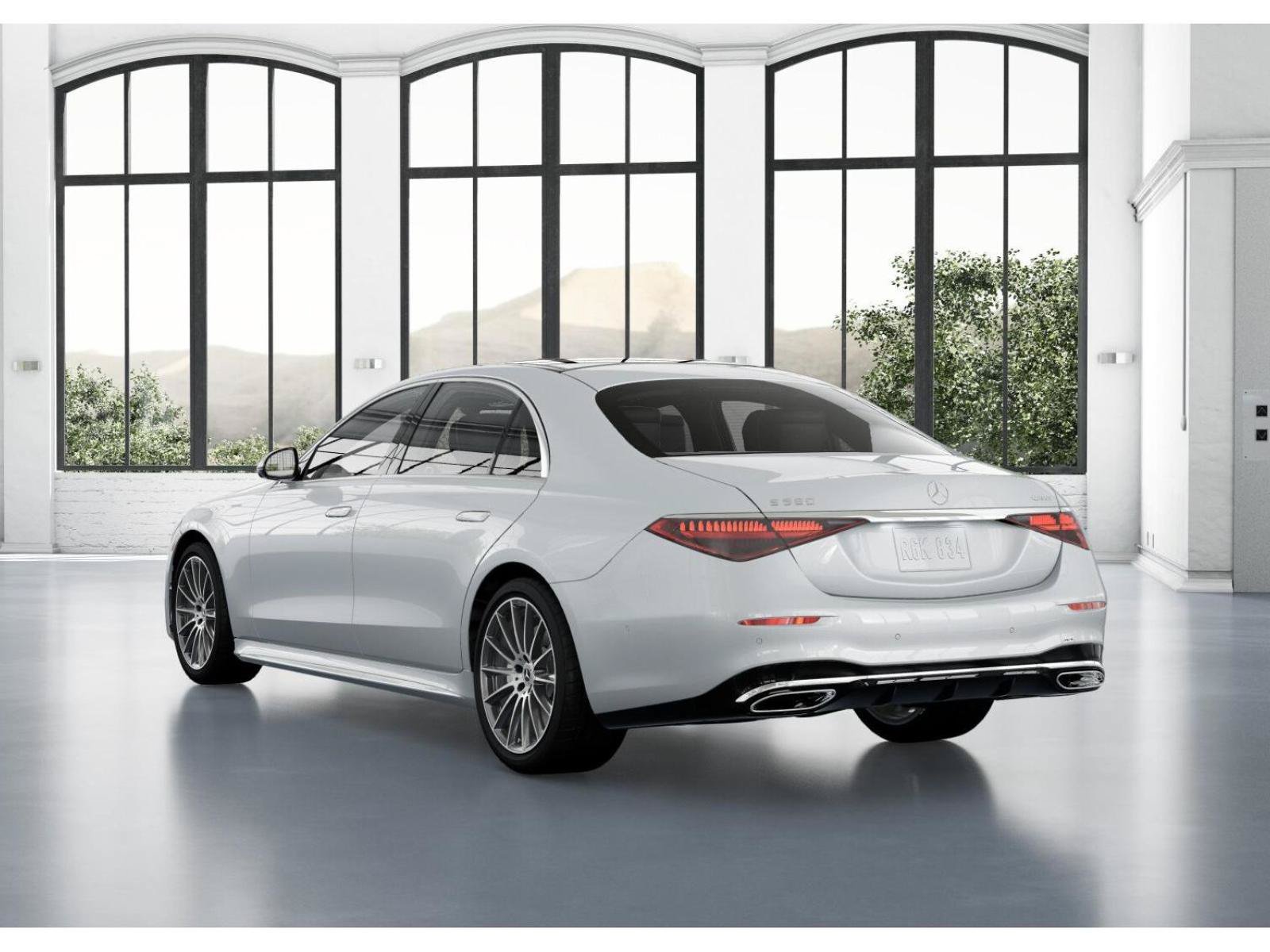 New 2026 MANUFAKTUR Moonlight White Metallic Mercedes-Benz S 580 image 28