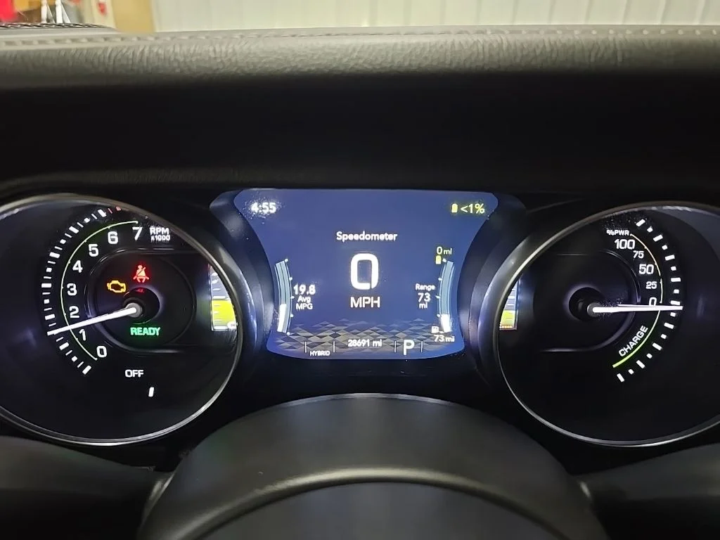 Used 2023 Yellow Jeep Sahara 4xe image 21