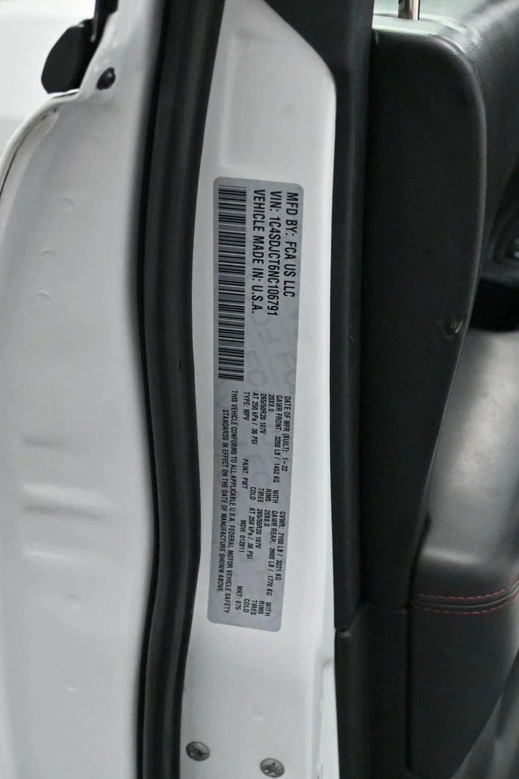 Used 2022 White Knuckle Clearcoat Dodge R/T Plus image 42