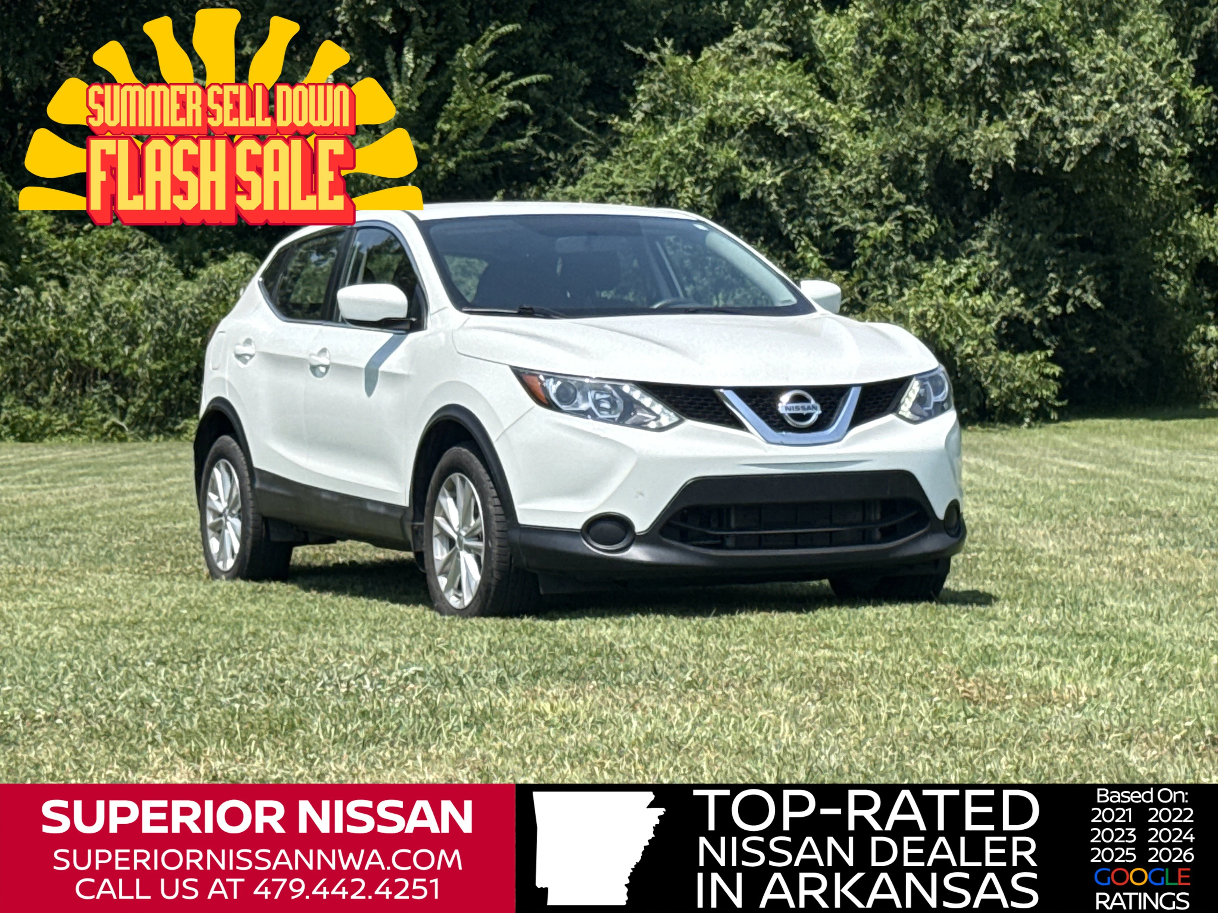Used 2017 Glacier White Nissan S image 1