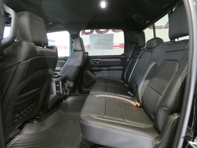 New 2026 Diamond Black Crystal Pearl-Coat Exterior Paint RAM RHO 4x4 Crew Cab 5