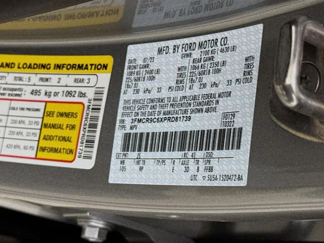 Used 2023 Silver Metallic Ford Outer Banks image 32