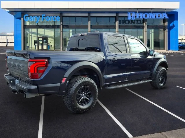 Used 2025 Blue Metallic Ford Raptor image 2