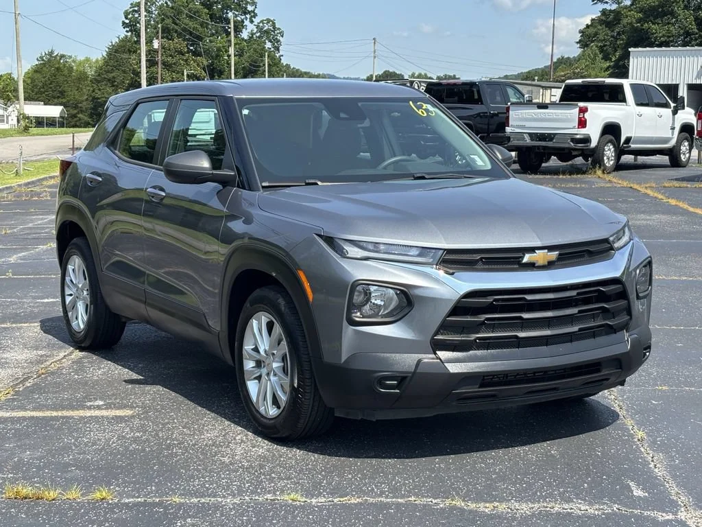 Used 2021 SATIN STEEL METALLIC Chevrolet LS image 4