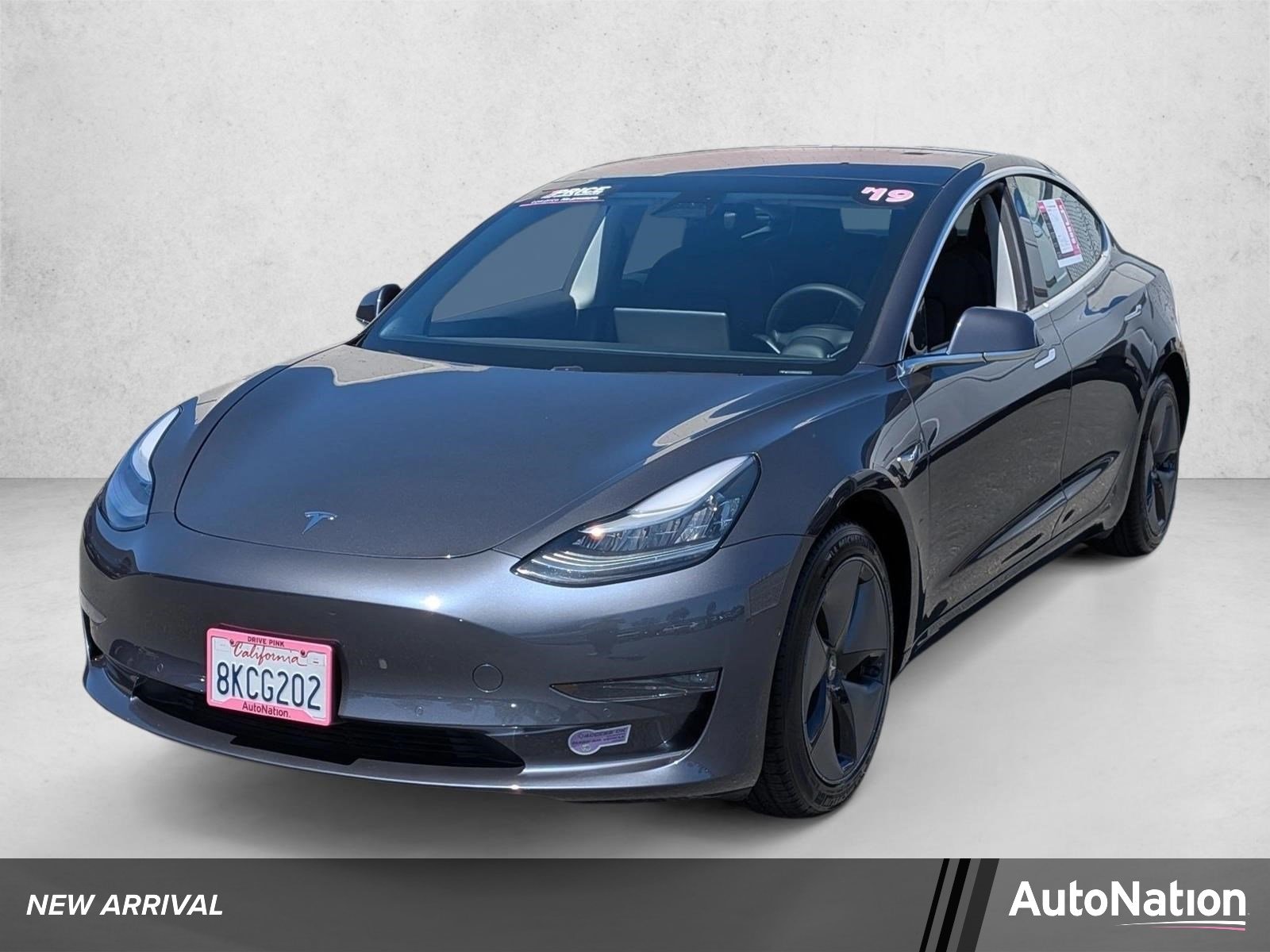 Used 2019 Silver/Gray Tesla Standard Range Plus image 1