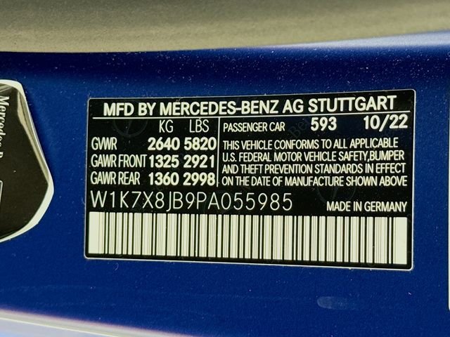 Used 2023 MANUFAKTUR Starling Blue Magno Mercedes-Benz Base image 33