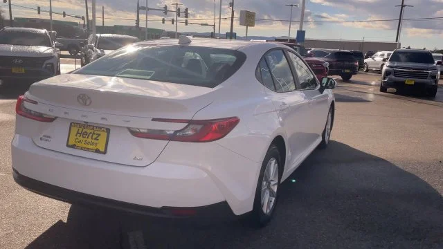Used 2025 White Toyota LE image 9