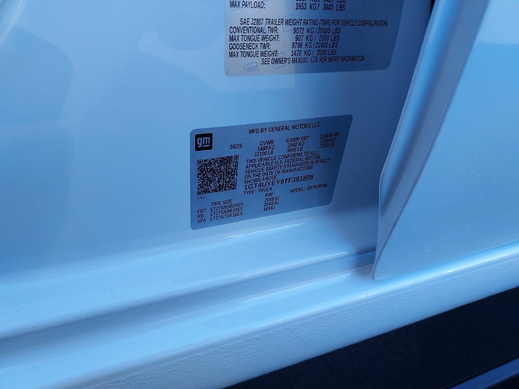 New 2026 Glacier White Tricoat GMC Denali Ultimate image 25