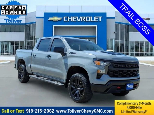 Pre-Owned 2025 Chevrolet Silverado 1500 Custom Trail Boss