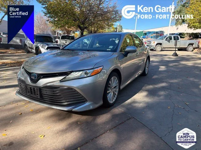 Used 2020 Blue Toyota Hybrid XLE image 1