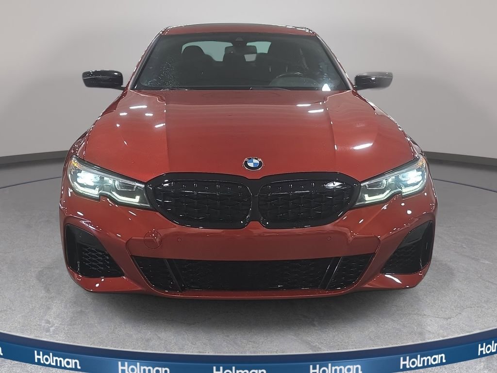 Used 2021 Sunset Orange Metallic BMW M340i image 3