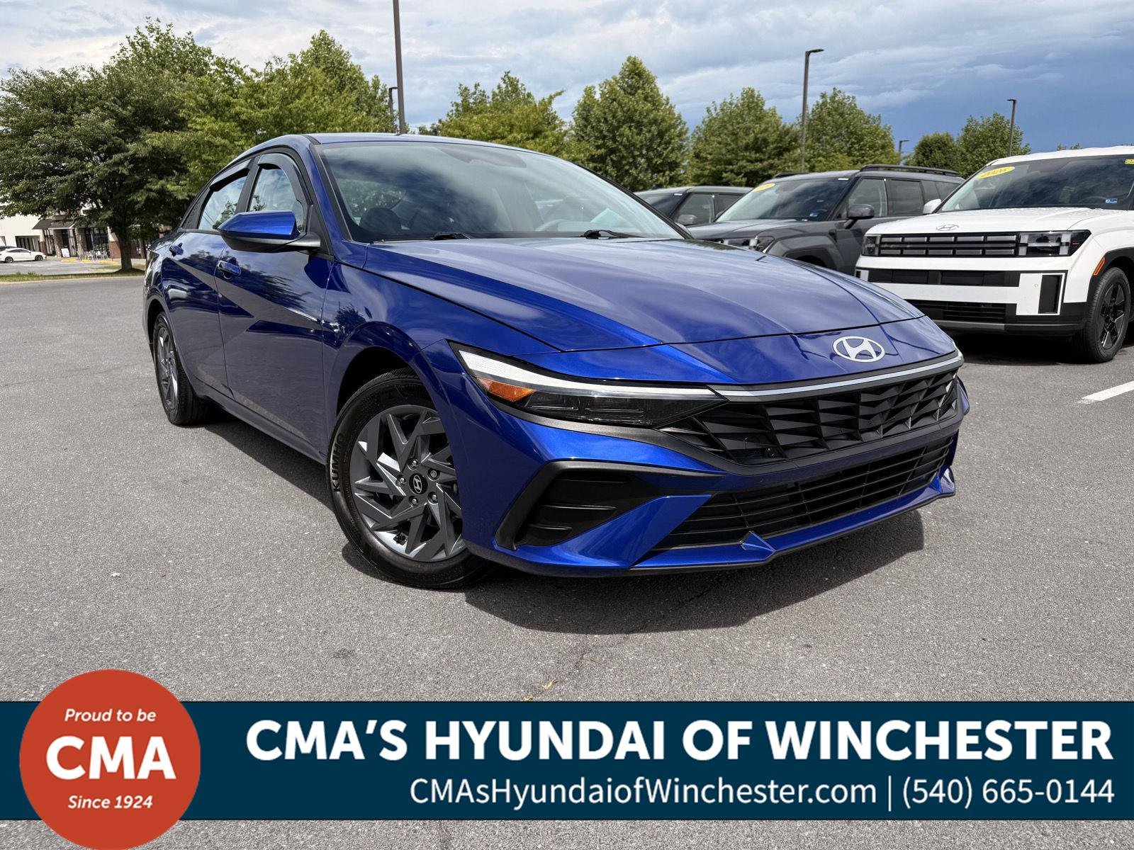 Used 2024 Intense Blue Hyundai SEL image 1