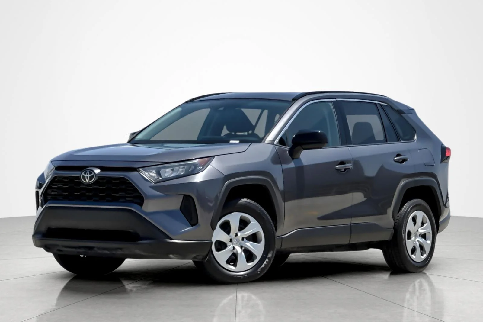 Used 2021 MAGNETIC GRAY Toyota LE image 1