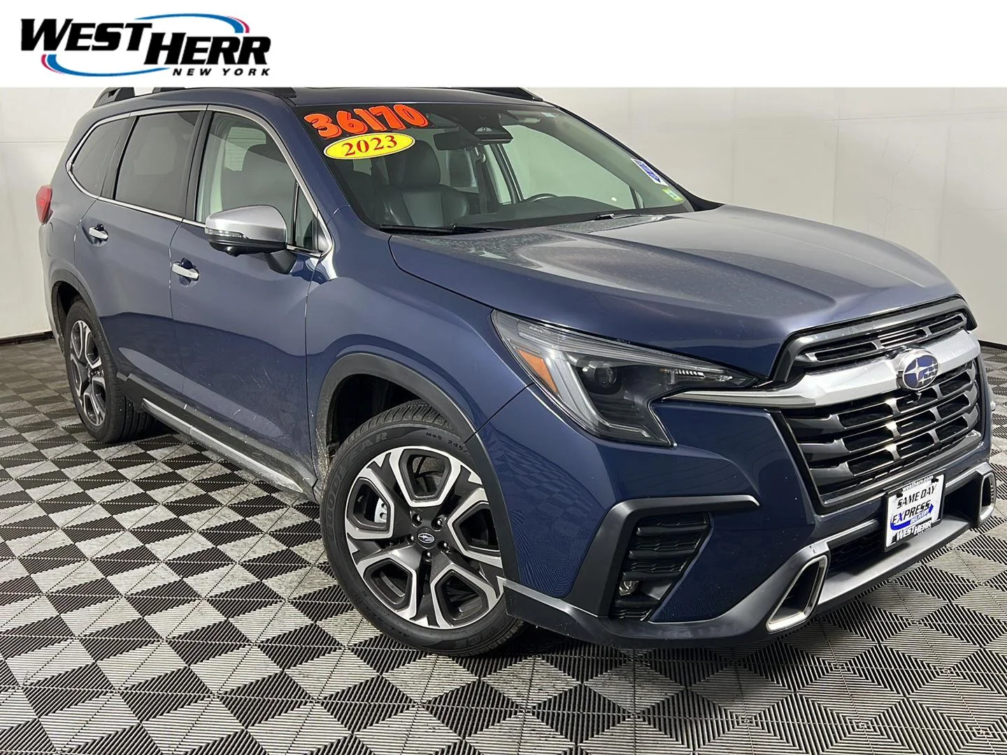 Used 2023 Cosmic Blue Subaru Touring image 1