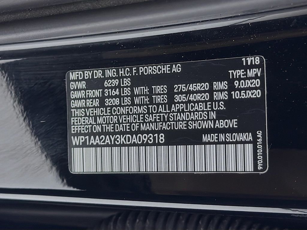 Certified Used 2019 Black Porsche  image 37
