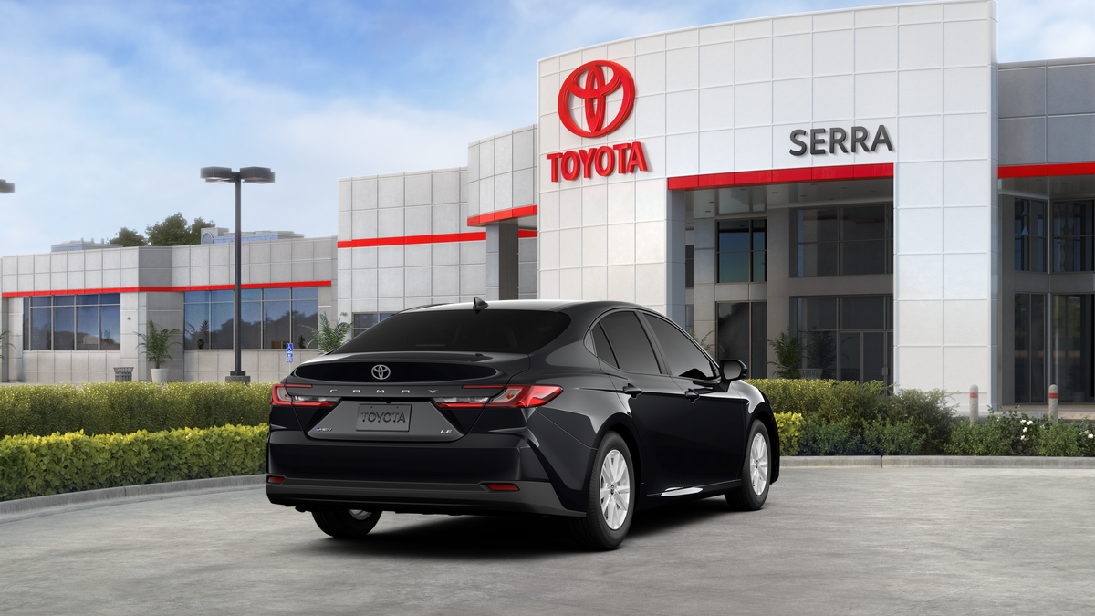 New 2026 Midnight Black Metallic Toyota LE image 63