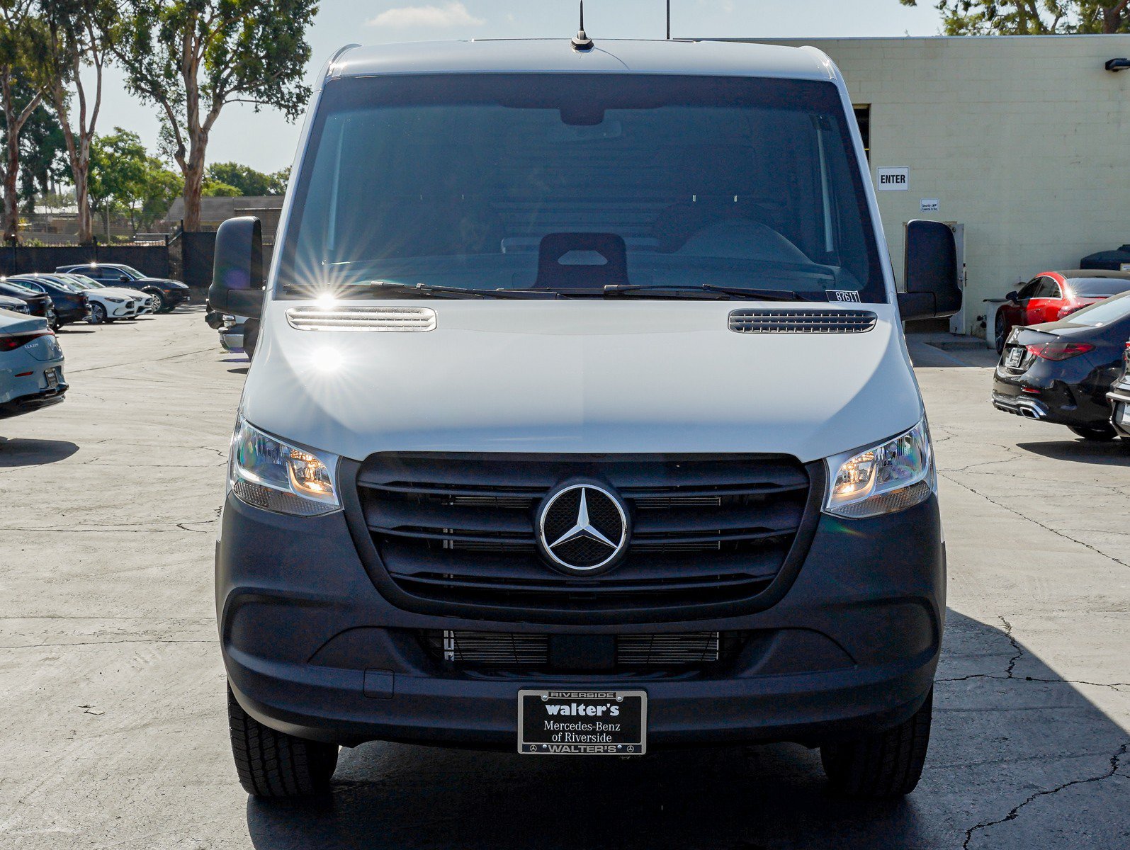 New 2026 Arctic White Mercedes-Benz 2500 Standard Roof I4 Diesel 144 Worker RWD image 2