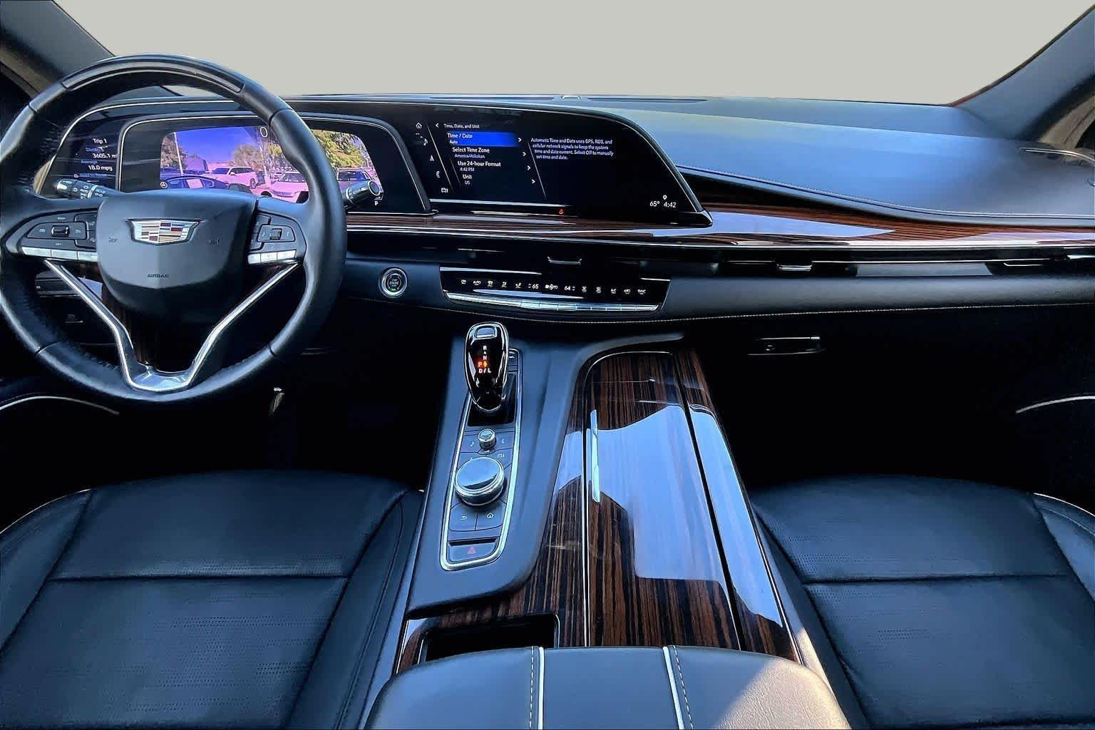 Used 2023 Crystal White Tricoat Cadillac RWD Premium Luxury image 16