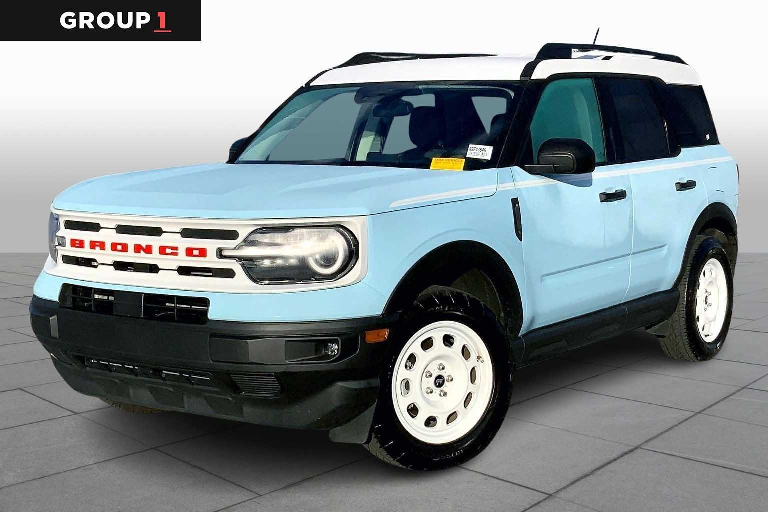 Robins Egg Blue 2024 Ford Bronco Sport Heritage AWD SUV / Crossover All-Wheel Drive