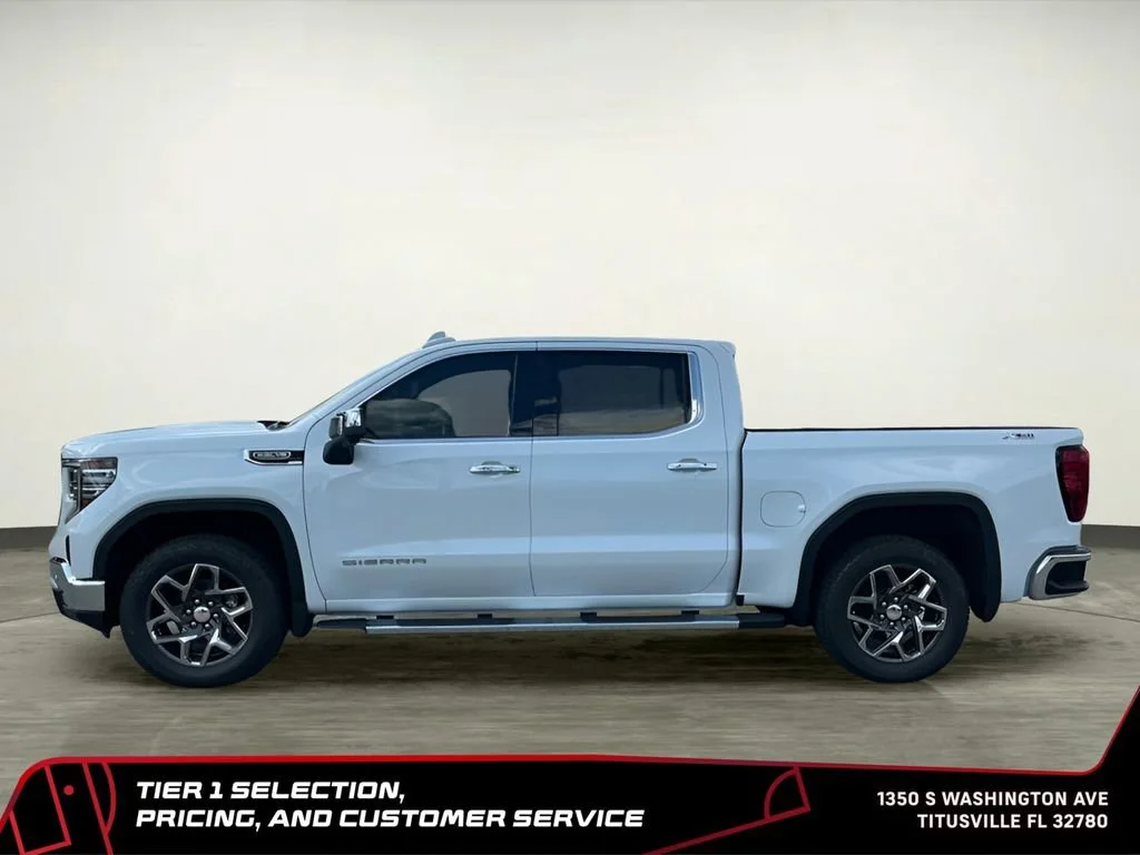 New 2026 Glacier White Tricoat GMC SLT image 3
