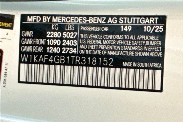New 2026 Polar White Mercedes-Benz C 300 image 60