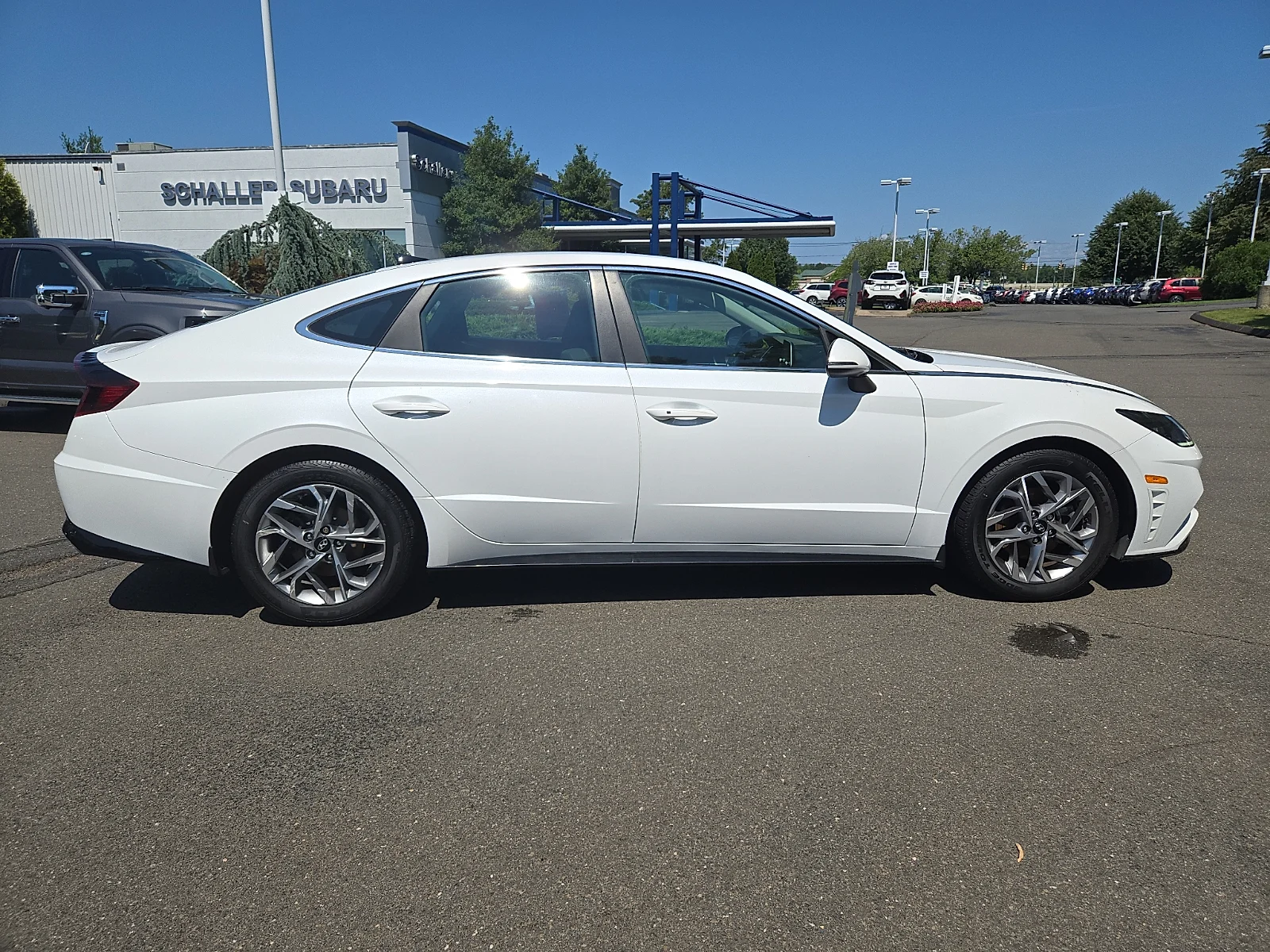 Used 2021 Quartz White - WW8 Hyundai SEL image 7