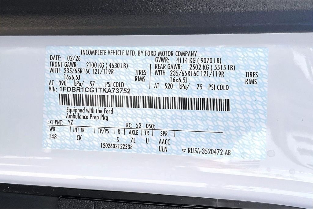 New 2026 Ford Transit-250 Base 3D Cargo Van