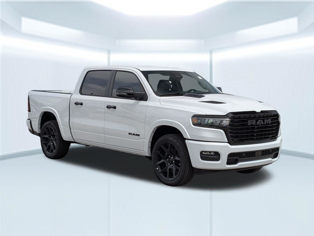 New 2026 Bright White Clear-Coat Exterior Paint RAM Laramie image 9