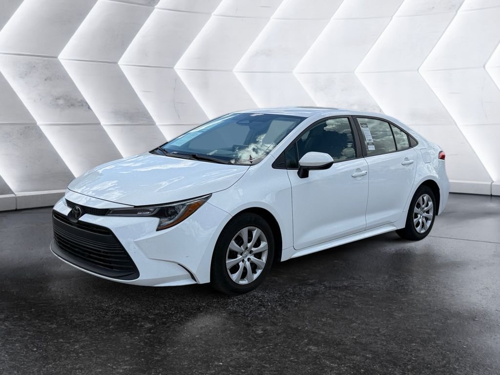 Used 2024 White Toyota LE image 3