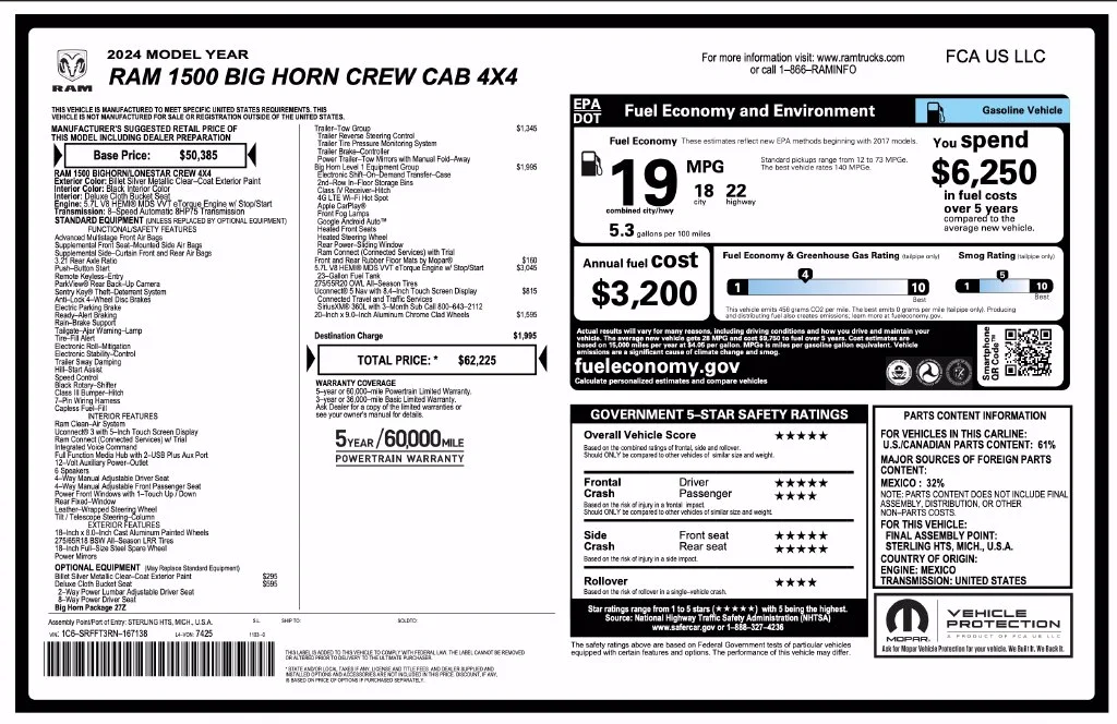 Used 2024 Silver Ram Big Horn/Lone Star image 7