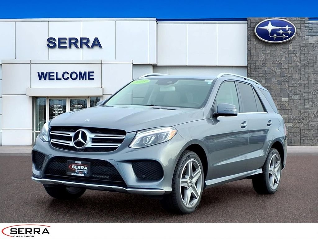 Used 2018 Gray Mercedes-Benz GLE 350 image 1