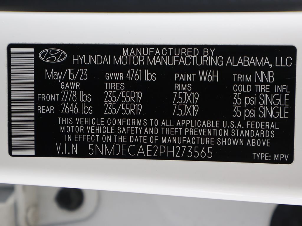 Certified Used 2023 White Hyundai Limited image 55