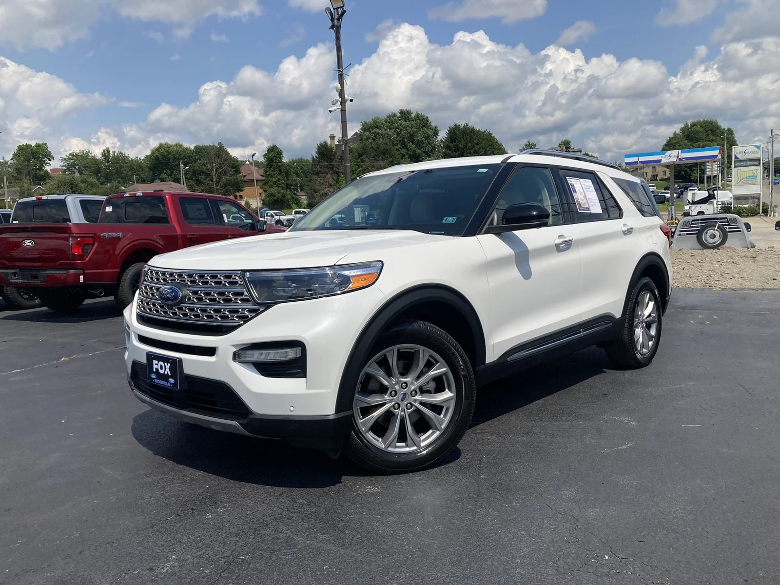 Certified Used 2022 White Ford Limited image 1