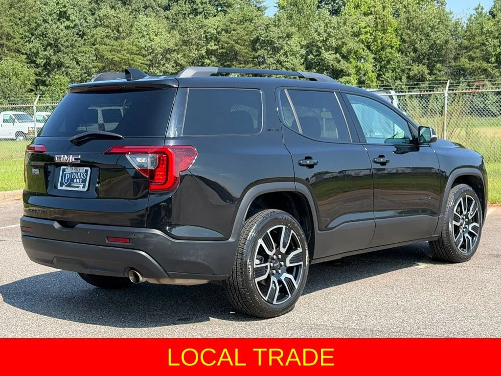 Used 2021 EBONY TWILIGHT METALLIC GMC SLE image 2