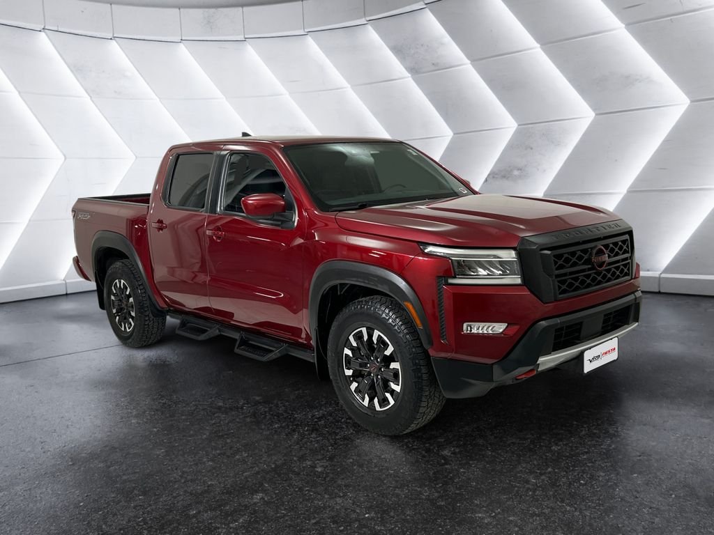 Red 2023 Nissan Frontier PRO-X Crew Cab RWD Pickup Truck 4X2